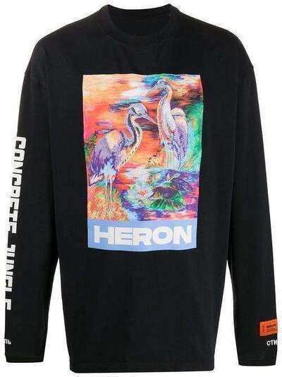 Heron Preston футболка с принтом HMAB013S209130211088
