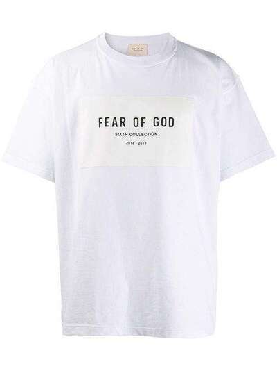 Fear Of God футболка с принтом White Sixth Collection 6F191009CTJ