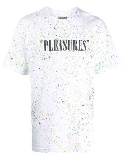 Pleasures футболка с эффектом разбрызганной краски