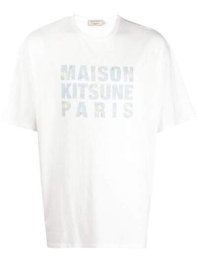 Maison Kitsuné футболка свободного кроя с логотипом EU00137KJ0010