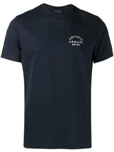 Emporio Armani футболка с вышивкой 6G1TP31JTUZ