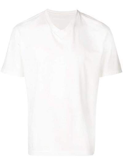 Issey Miyake футболка кроя слим с V-образным вырезом ME96JK202