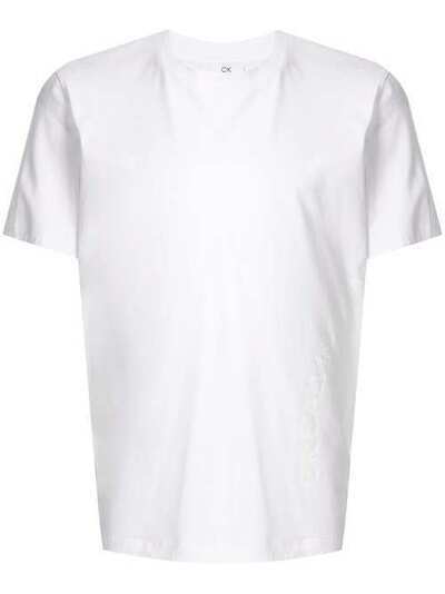 CK Calvin Klein футболка с круглым вырезом M038CM77365WHI