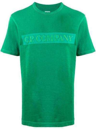 C.P. Company футболка с вышитым логотипом 08CMTS150A005674O