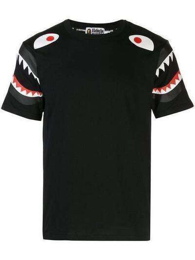 BAPE Shark Shoulder T-shirt M109001DBKX