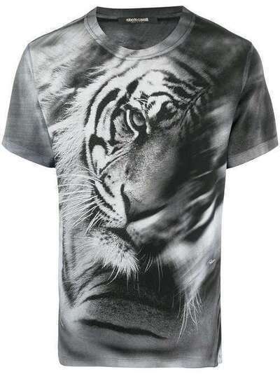 Roberto Cavalli футболка с принтом Heritage Tiger KNT601JD060