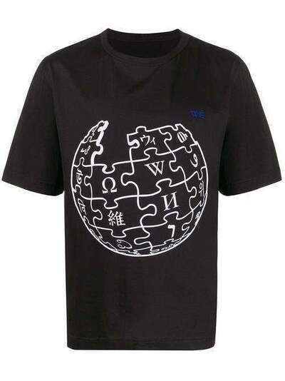 Etudes футболка Unity Sphere Wikipedia с принтом E16S408WK4
