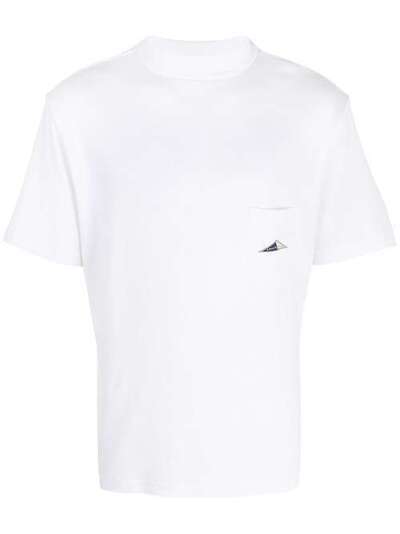 Anglozine футболка с воротником-стойкой и карманом SS20444