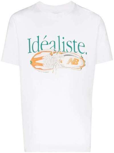 Casablanca футболка с принтом из коллаборации с New Balance IDEALISTE