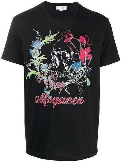 Alexander McQueen футболка с принтом 622100QPZ54