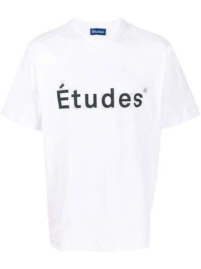 Etudes футболка с логотипом E16B42602