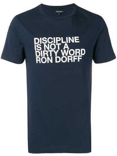 Ron Dorff футболка с принтом Discipline 19N7