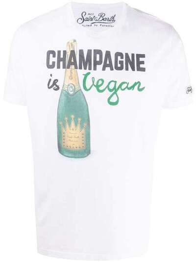 Mc2 Saint Barth футболка Vegan Champagne TSHM001VGCH01