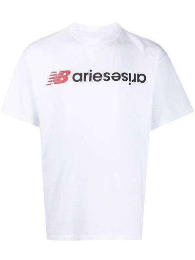 Aries футболка с круглым вырезом и логотипом NBAR60002