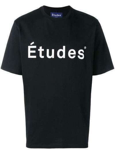 Etudes футболка с нашивкой-логотипом E14B42601
