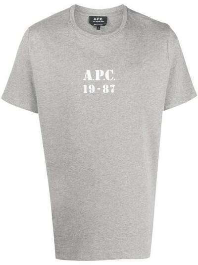 A.P.C. футболка 1987 с короткими рукавами CODEUH26909