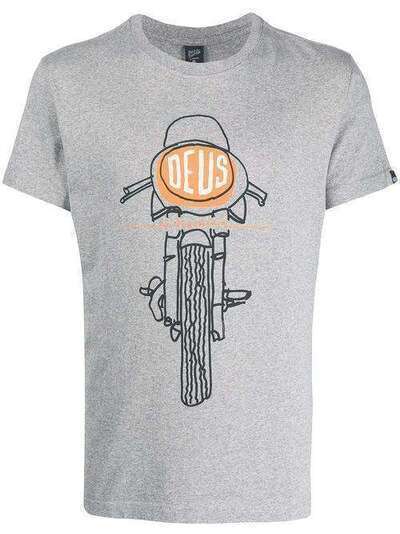 Deus Ex Machina short sleeve bike print T-shirt DETEE0089