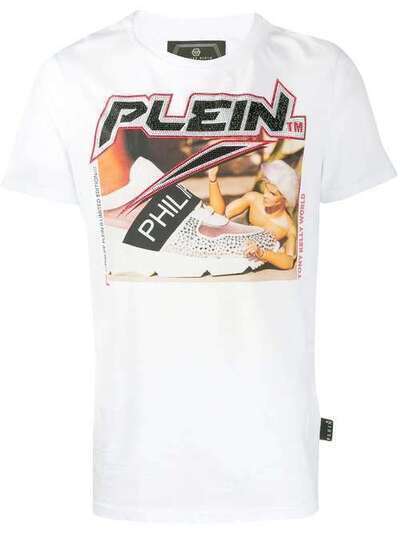 Philipp Plein декорированная футболка с графичным принтом P19CMTK4119PJY002N