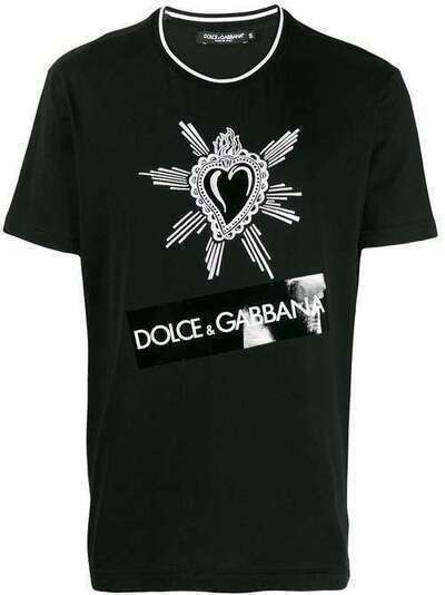 Dolce & Gabbana футболка с вышивкой G8KD0TG7SLY