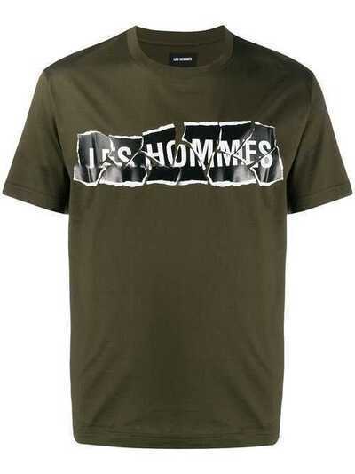 Les Hommes футболка с логотипом LHT203703P