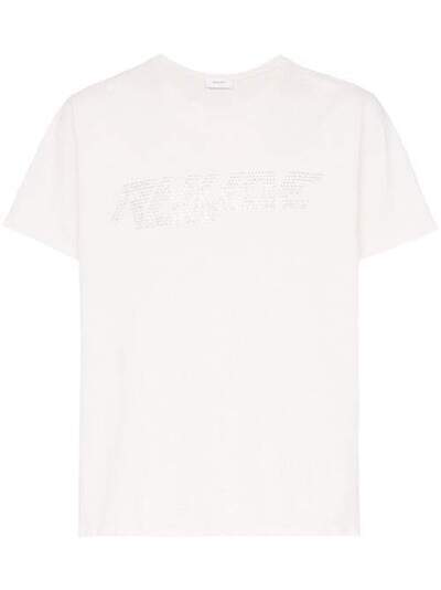 Rhude футболка с короткими рукавами и кристаллами Swarovski 02ATT07001