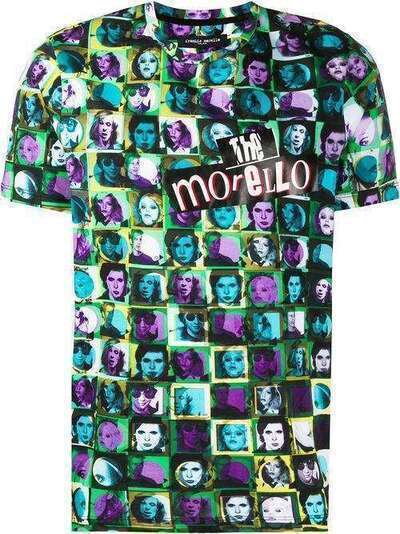 Frankie Morello футболка с графичным принтом и круглым вырезом FMS0754TSUNI