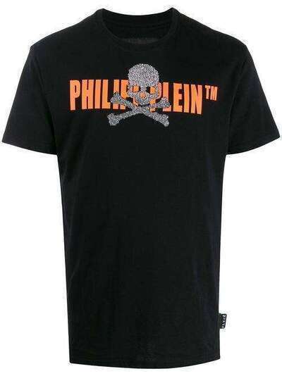 Philipp Plein футболка с короткими рукавами и принтом S20CMTK4249PJY002N