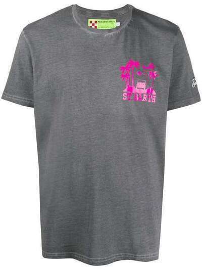 Mc2 Saint Barth двухцветная футболка с короткими рукавами WYN0001BHCA15