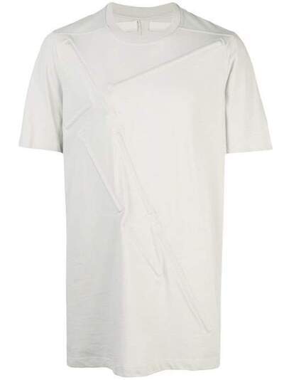 Rick Owens футболка с тисненой отделкой RR19S2201RNMU