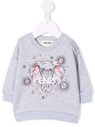 Kenzo Kids толстовка с вышитым логотипом