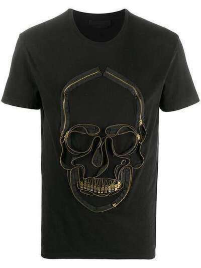 Alexander McQueen футболка с декором из молний 360373QDZ67
