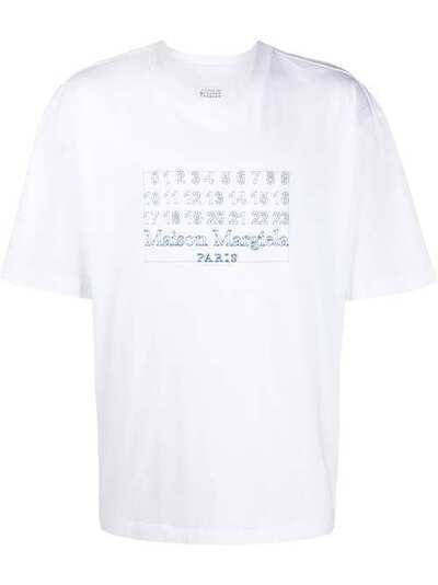 Maison Margiela футболка Number с логотипом S30GC0696S22816