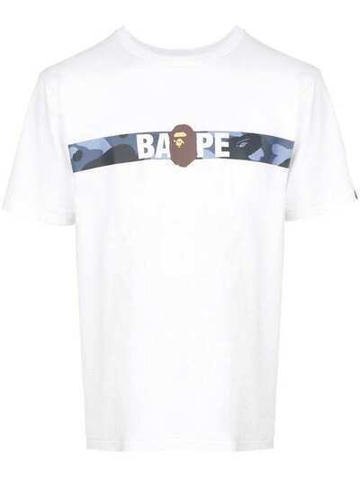 BAPE футболка с логотипом M110065DWHC