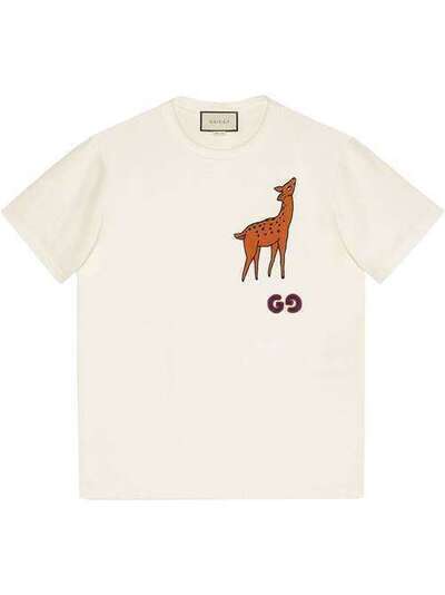 Gucci футболка с нашивкой 548334XJBAV