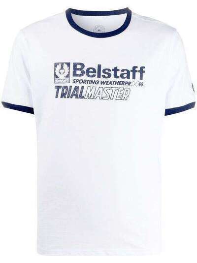 Belstaff футболка с контрастной отделкой и логотипом 71140275J61A0141