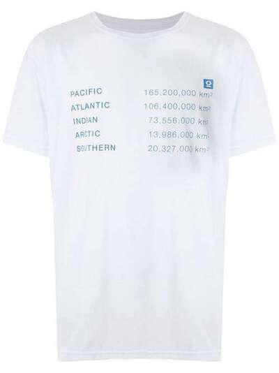 Osklen футболка с принтом Pet Earth Oceans 59295