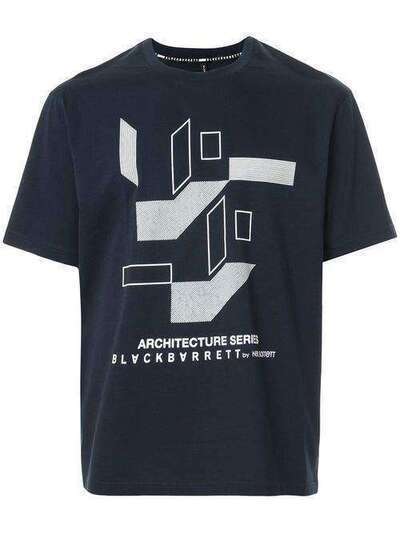Blackbarrett футболка с геометричным принтом 1AXXJT375NYW