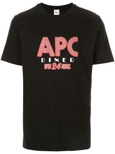 A.P.C. футболка с графичным принтом CODCWH26821
