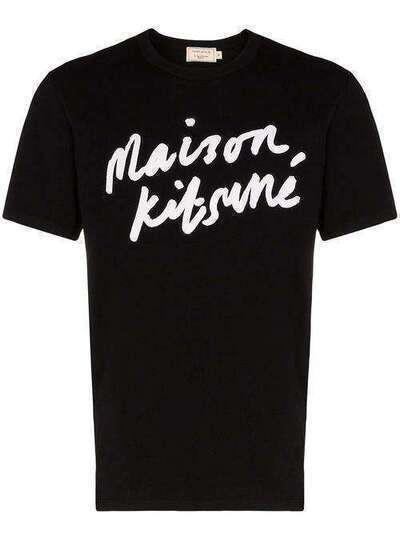 Maison Kitsuné футболка с логотипом AM00104KJ0008