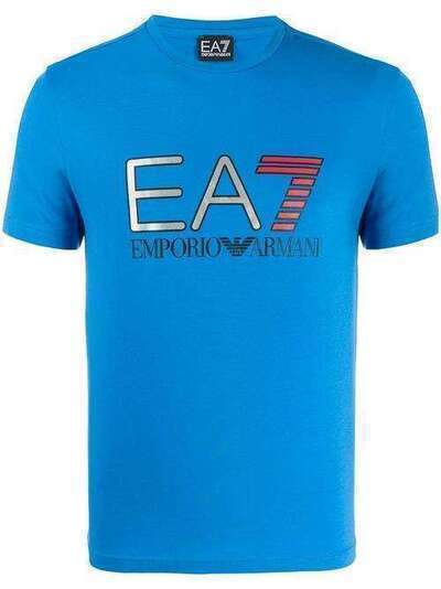 Ea7 Emporio Armani футболка с круглым вырезом и логотипом 3HPT05PJ03Z