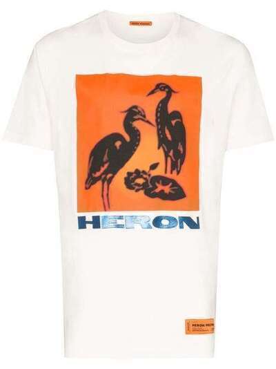 Heron Preston футболка с логотипом HMAA004F197600030288