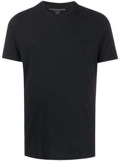 Majestic Filatures relaxed fit T-shirt M537HTS022NERO002