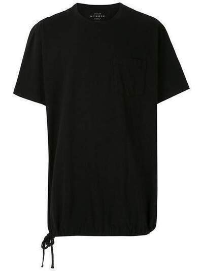 Osklen футболка Netting Hybrid с карманом 59105