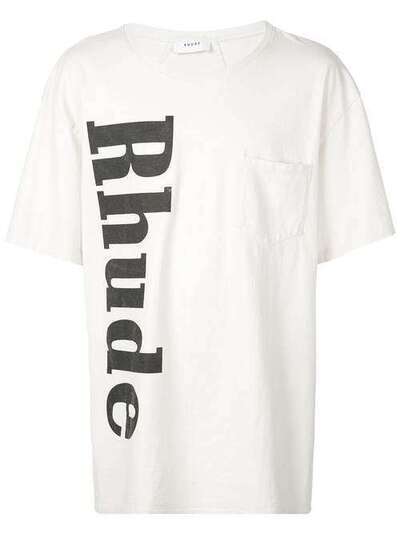 Rhude футболка с логотипом 04ATT05301