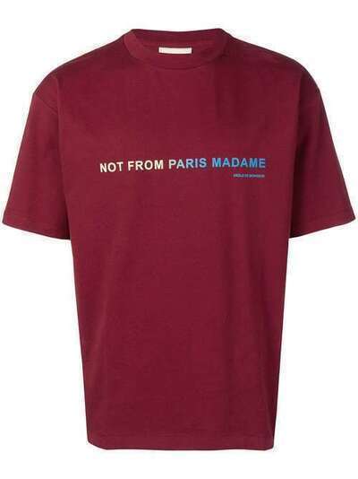Drôle De Monsieur футболка с принтом Not From Paris SS19MEXICOBY