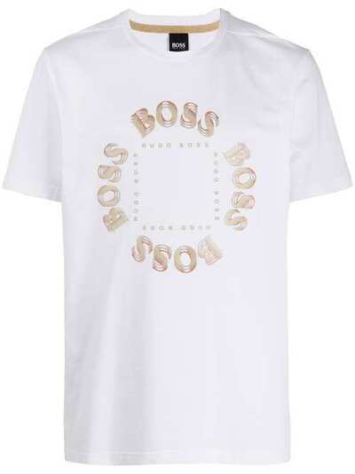 Boss Hugo Boss футболка с круглым вырезом и логотипом 50425693