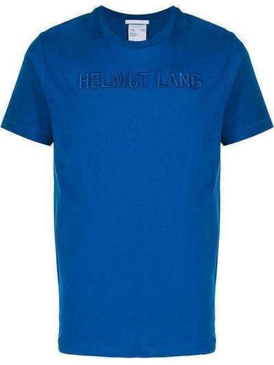 Helmut Lang футболка с вышитым логотипом J09DM522
