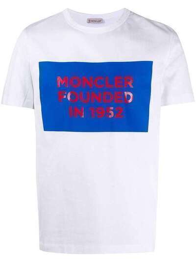 Moncler футболка с логотипом 8C746108390Y