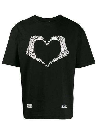 KTZ футболка с принтом Skeleton Heart CLSCTS027
