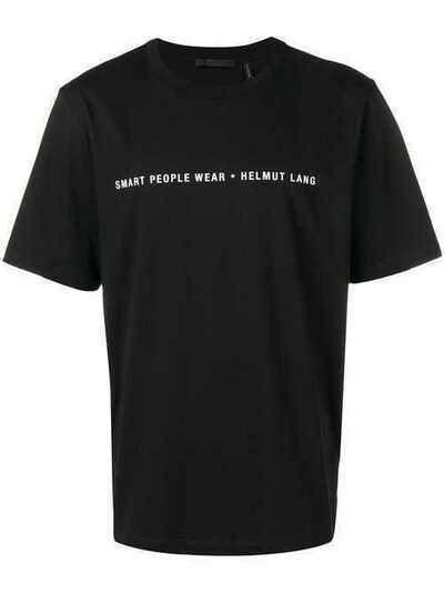 Helmut Lang футболка 'smart people wear' I10SM502
